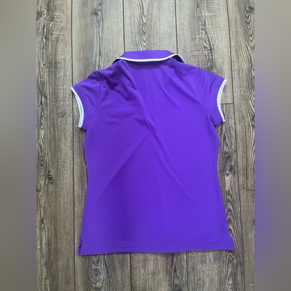 Adidas Golf Women's Purple Polo Shirt size medium - Picture 4 of 4